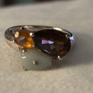 Michelle Albala Multi Gemstone 925 Ladies Ring